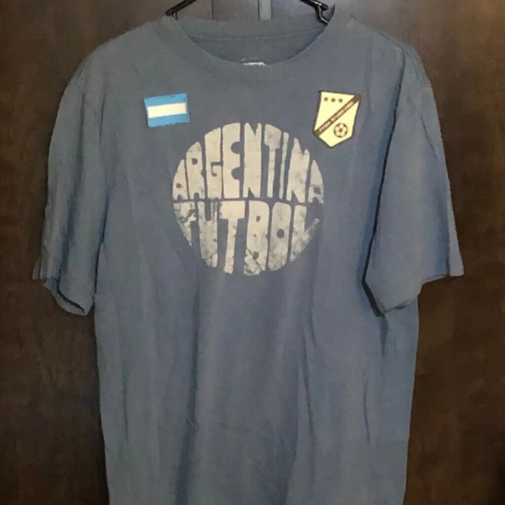 Argentina Futbol Blue Medium Men s T-Shirt